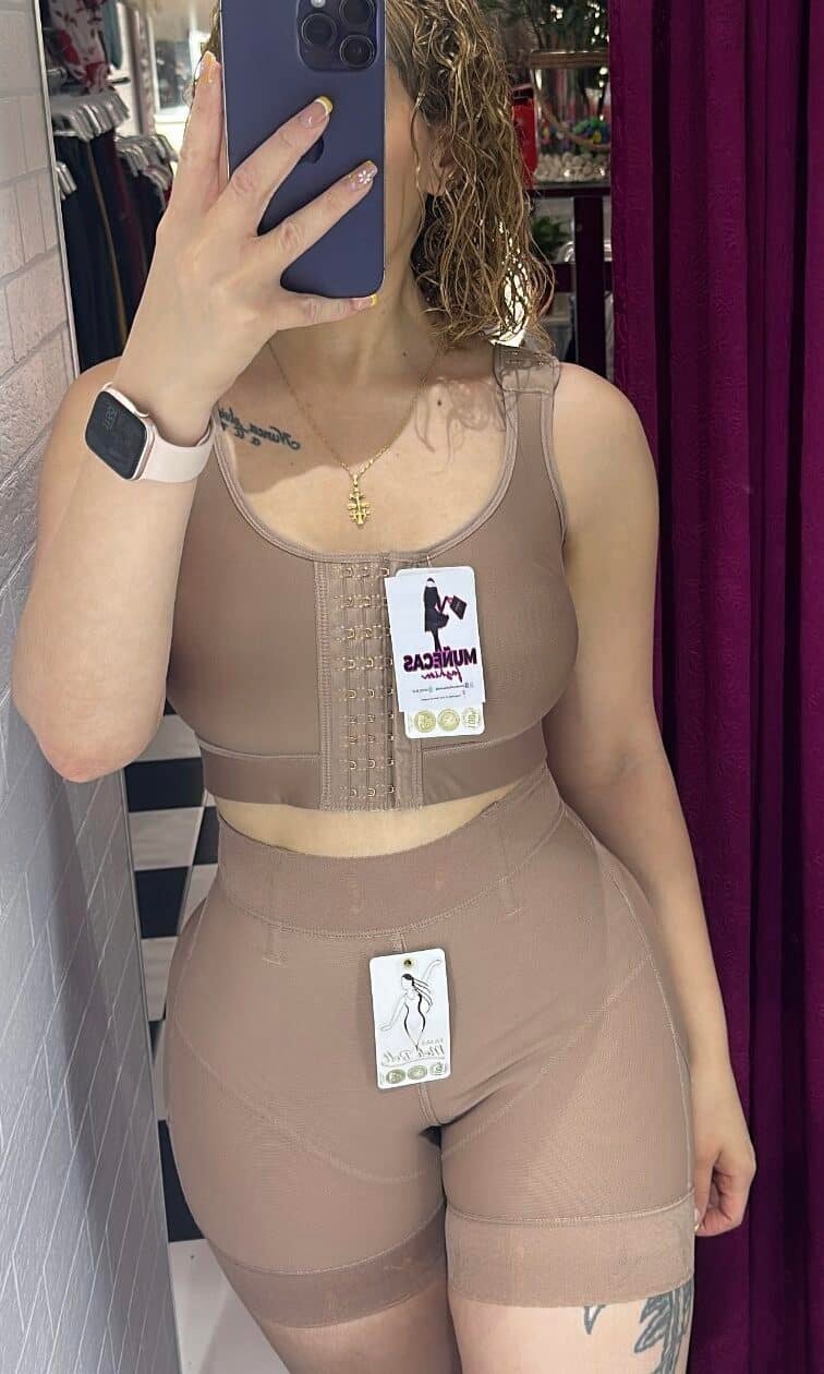 5012 - SHORT LEVANTA GLÚTEO SIN BROCHES - Cocoa, L
