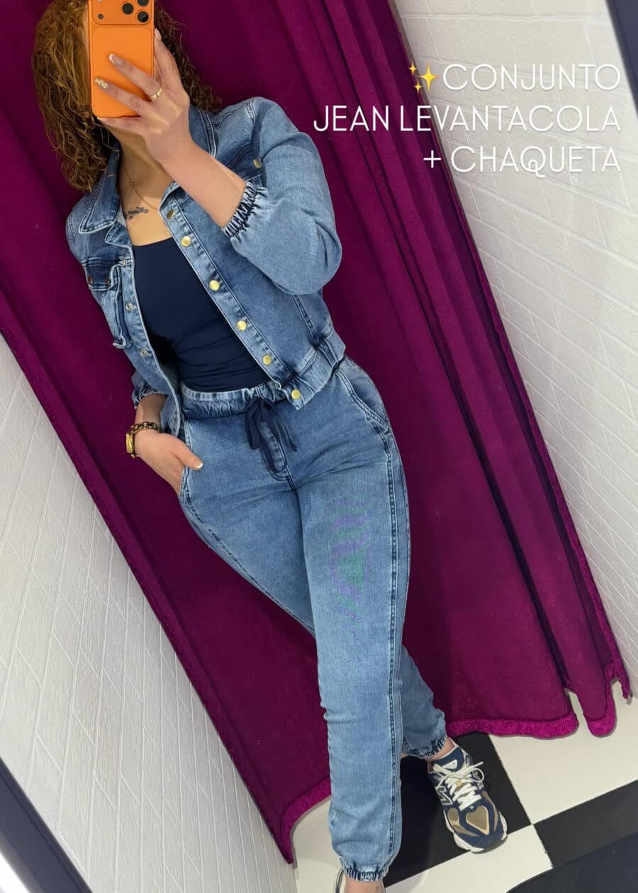 CHAQUETA+JEAN LEVANTACOLA