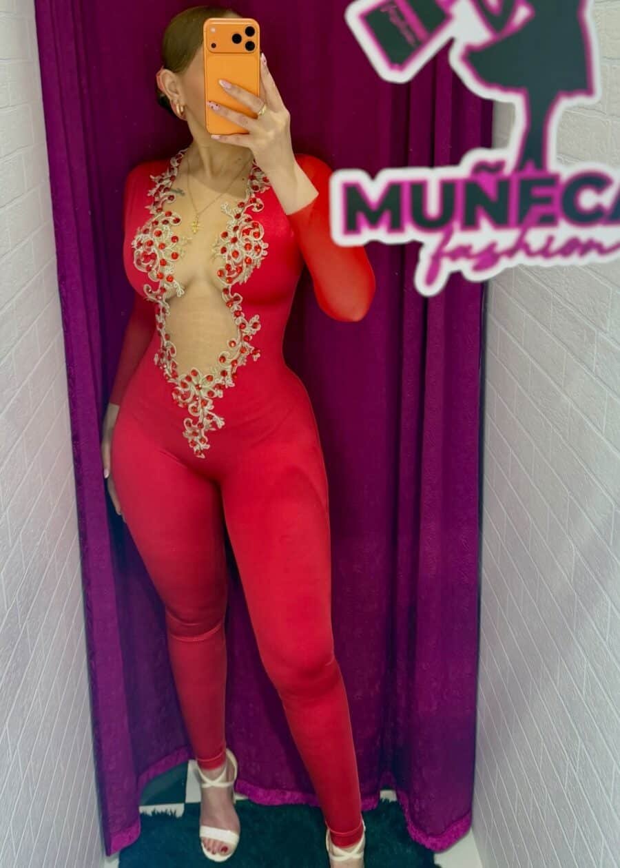ENTERIZO LUXURY - Rojo, L