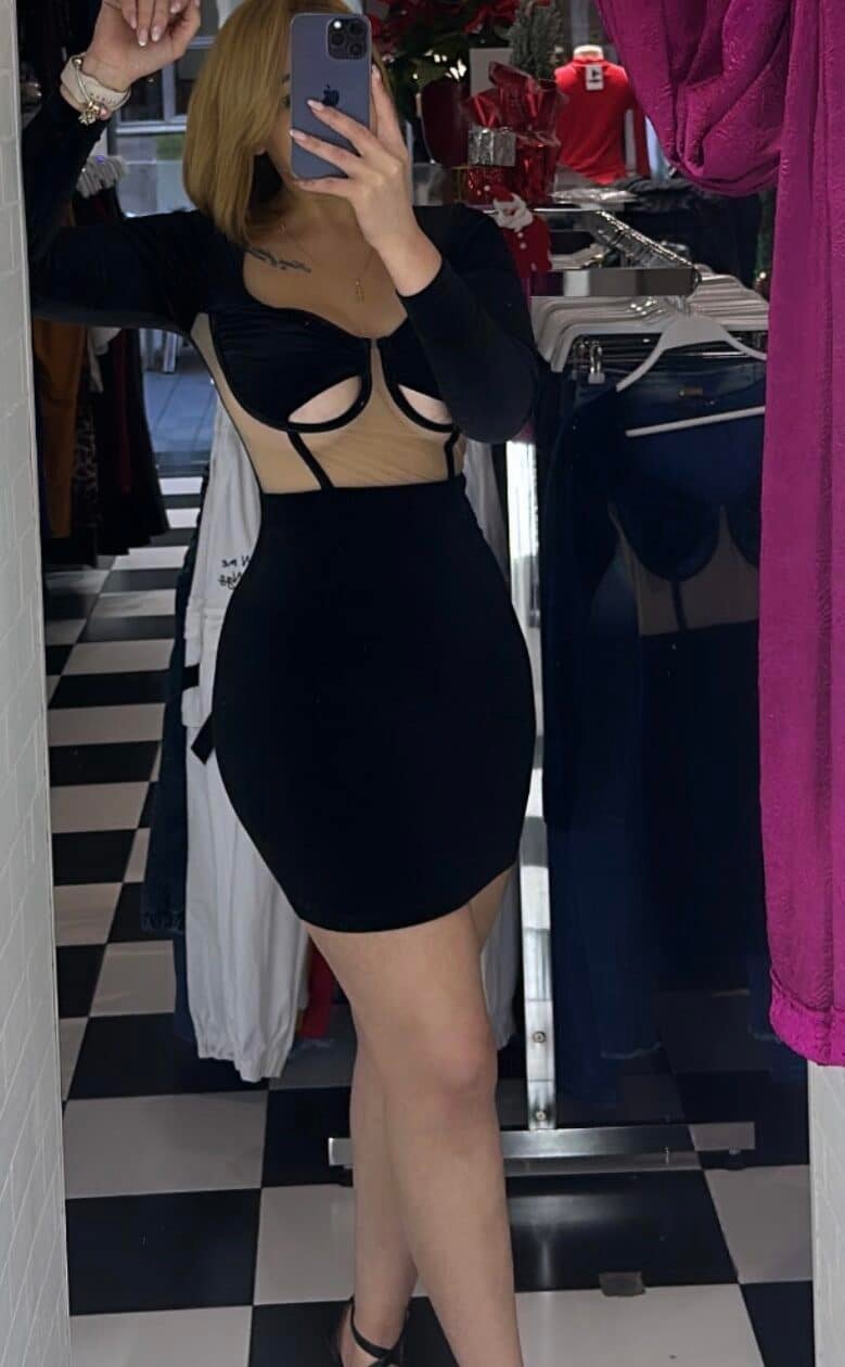 VT VELVET MANGAS - Negro, L