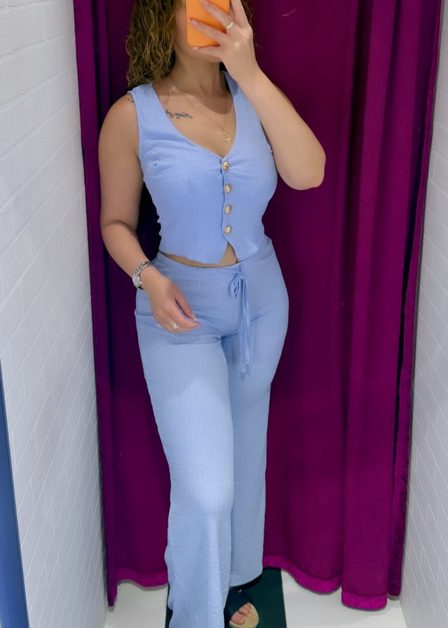 CONJUNTO FRESH - Azul cielo, L
