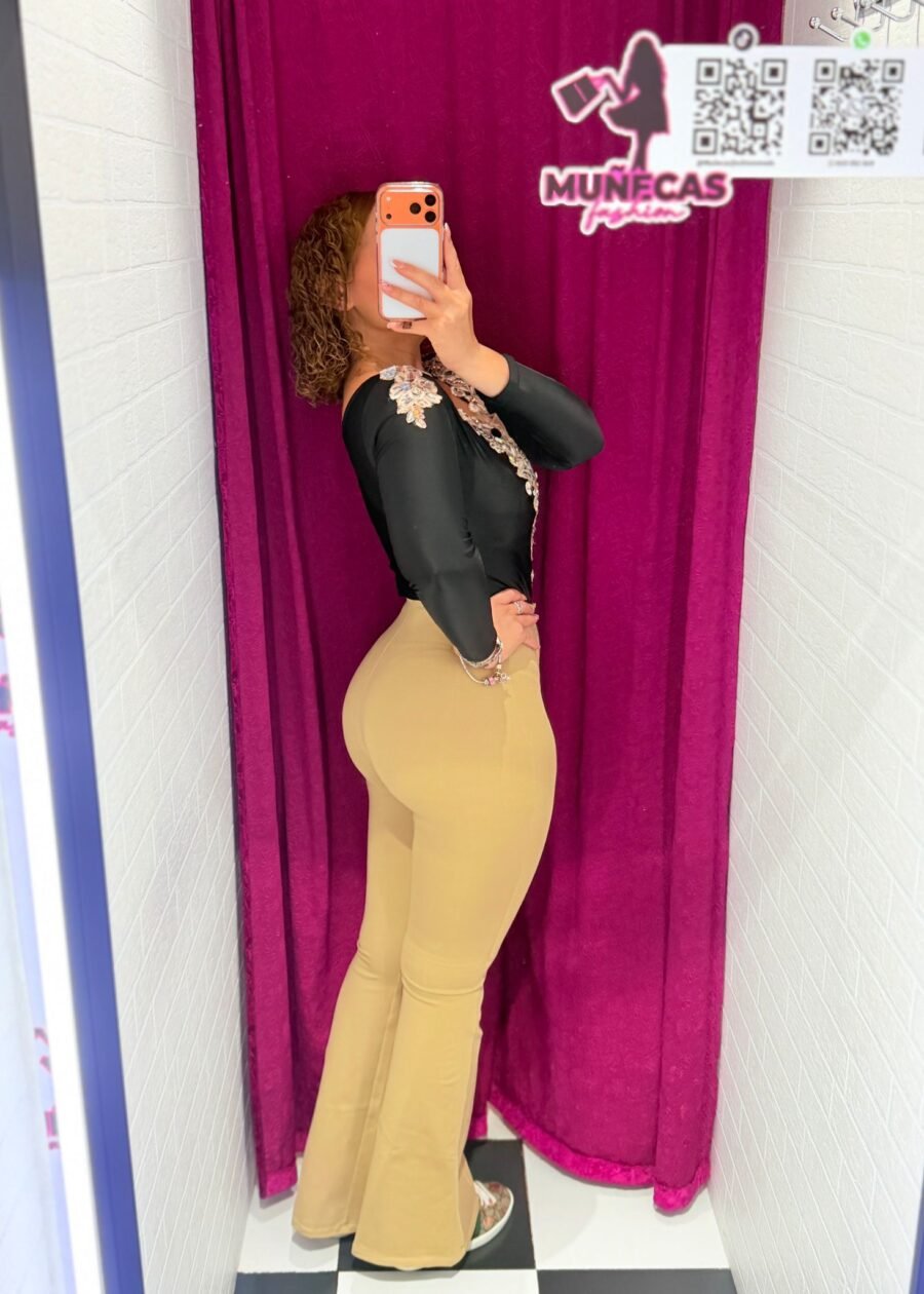 LEGGING CON FAJA - Beige, M